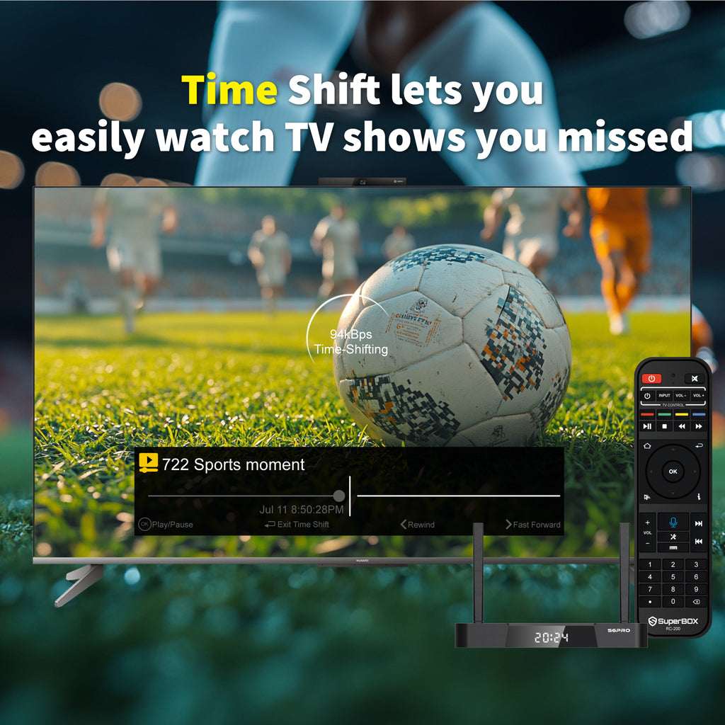 Besttop S6 Pro 2025 SuperBox for Samrt TV, Wireless Voice Remote Included, 1000M Ethernet Port Fast Speed S6pro Super Box with Voice Remote, 4GB RAM+32GB Storage Easy Setup Guide by Seller