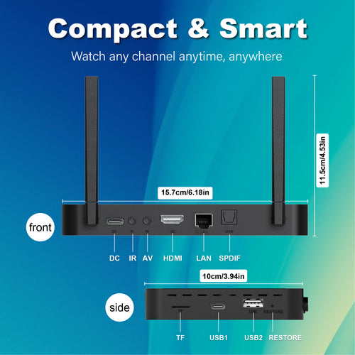 Besttop Latest SuperBox S7 Pro 2026 Fully Loaded, 4GB RAM+32GB ROM for Family Entertainment, Super Box S7pro 6K Smart TV Box with Voice Remote, Time Shift & Parental Controls