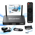 Besttop Latest SuperBox S7 Pro 2026 Fully Loaded, 4GB RAM+32GB ROM for Family Entertainment, Super Box S7pro 6K Smart TV Box with Voice Remote, Time Shift & Parental Controls