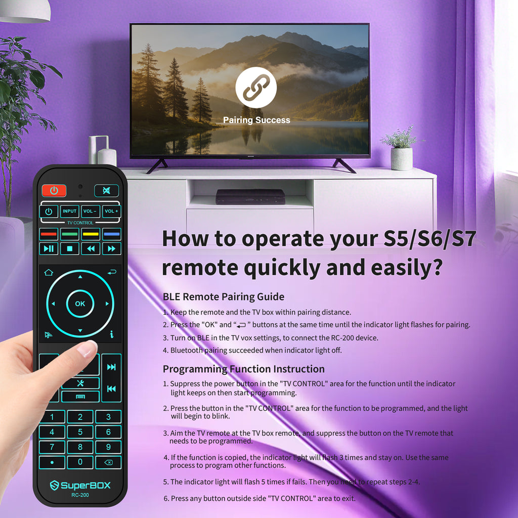 Besttop Newest SuperBox S7 Ultra 2026 Fully Loaded, 4G RAM+128G ROM Super Box S7ultra with Voice Remote& 7-day Time Shift, Premium 6K, Easy Setup Guide (Parental Control Time Included)